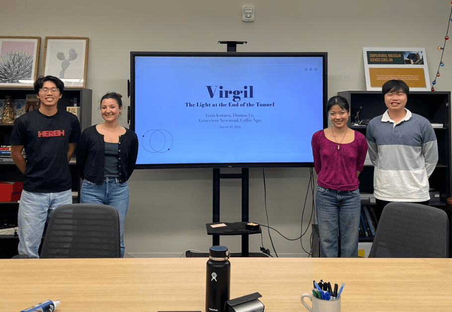 Virgil team presenting the capstone project